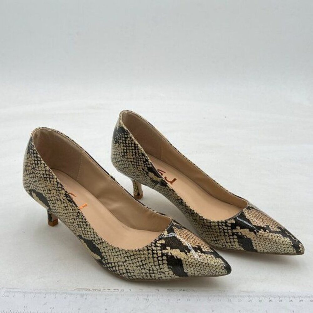 FSJ Snakeskin Pattern Heels